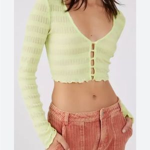 Urban outfitters cropped cardigan